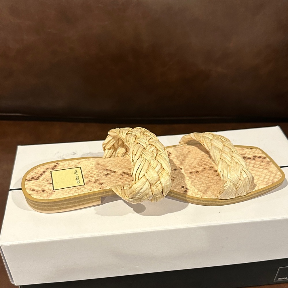 Dolce Vita Braided Cream Sandals